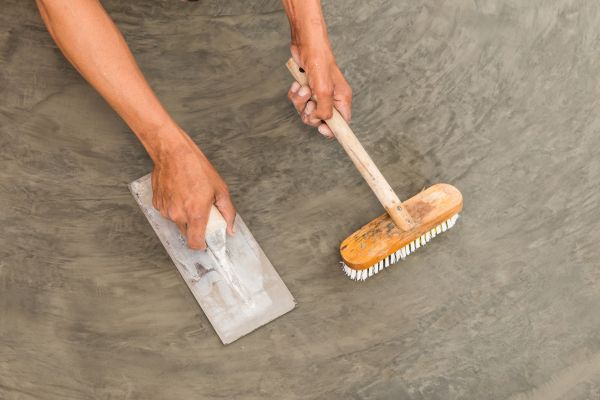 Driveway Concrete Staining in El Dorado Hills
