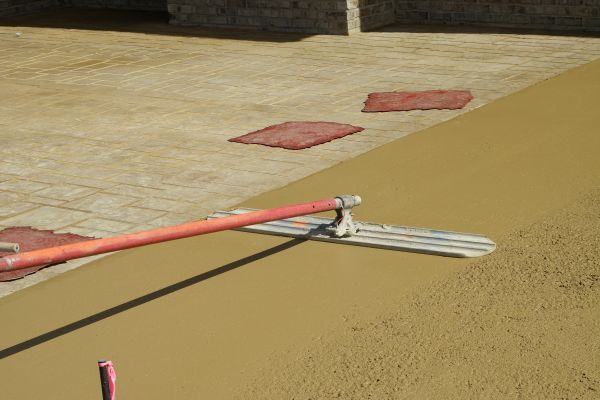 Stamped Pavement Installation in El Dorado Hills