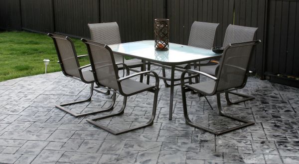 Porch Stamping in El Dorado Hills