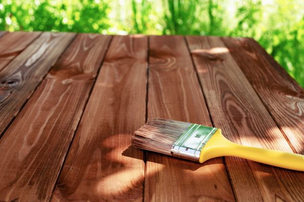 Patio Floor Staining in El Dorado Hills